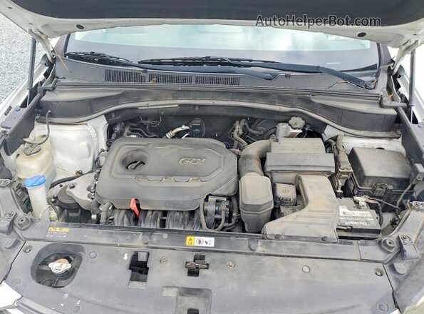 5NMZU3LB7HH001247 2017 HYUNDAI SANTA White Vista del compartimento del motor