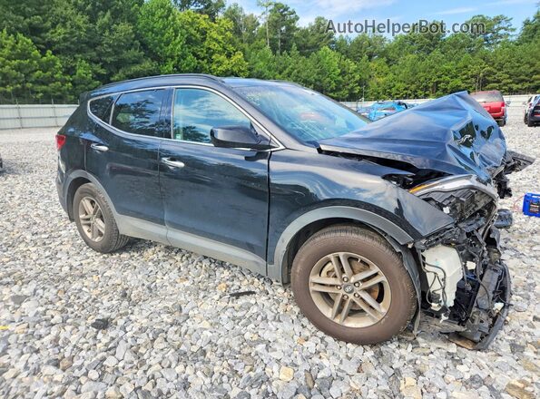 5NMZU3LB7HH011129 2017 HYUNDAI SANTA Black Przód prawy