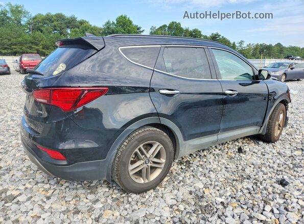 5NMZU3LB7HH011129 2017 HYUNDAI SANTA Black Tył prawy