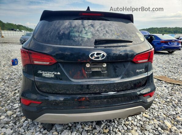 5NMZU3LB7HH011129 2017 HYUNDAI SANTA Black Widok z tyłu