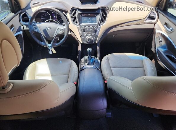 5NMZU3LB7HH020171 2017 HYUNDAI SANTA White Առջևի վահանակի տեսք