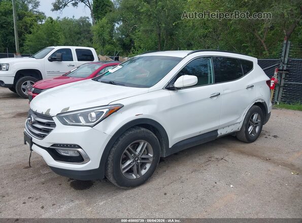 5NMZU3LB7HH020946 2017 HYUNDAI SANTA FE SPORT Белый Передняя левая четверть