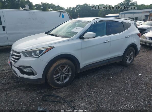 5NMZU3LB7HH032322 2017 HYUNDAI SANTA FE SPORT White Vista tres cuartos delantera izquierda
