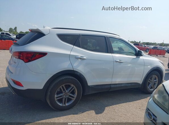 5NMZU3LB8HH003427 2017 HYUNDAI SANTA FE SPORT White Widok wnętrza z tyłu