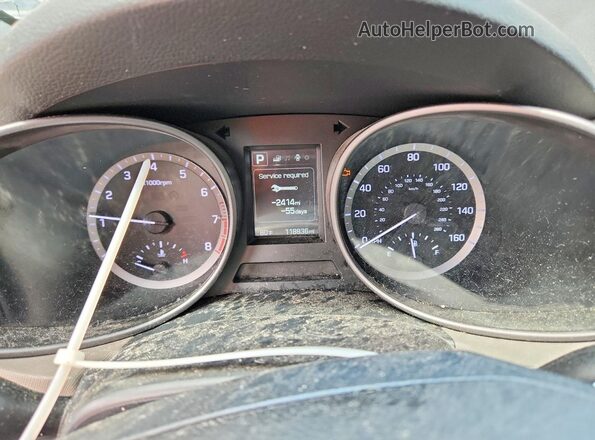 5NMZU3LB8JH059941 2018 HYUNDAI SANTA Gray Սարքավորումների վահանակի տեսք
