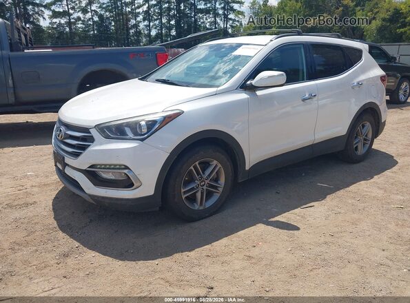 5NMZU3LB8JH101024 2018 HYUNDAI SANTA FE SPORT White წინა მარცხენა ხედი სამი მეოთხედიდან