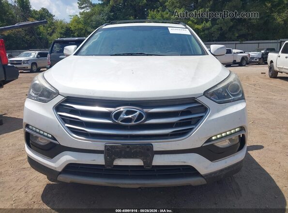 5NMZU3LB8JH101024 2018 HYUNDAI SANTA FE SPORT White ხელსაწყოთა პანელის ხედი