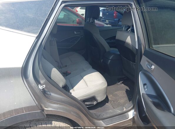 5NMZU3LB9HH001864 2017 HYUNDAI SANTA FE SPORT Brown Widok wnętrza z przodu