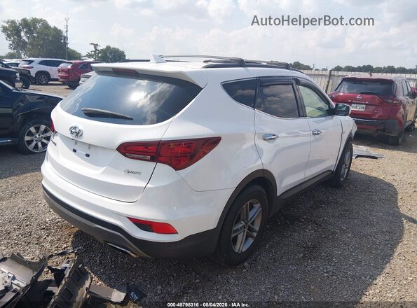 5NMZU3LB9HH035478 2017 HYUNDAI SANTA FE SPORT White Trasero derecho