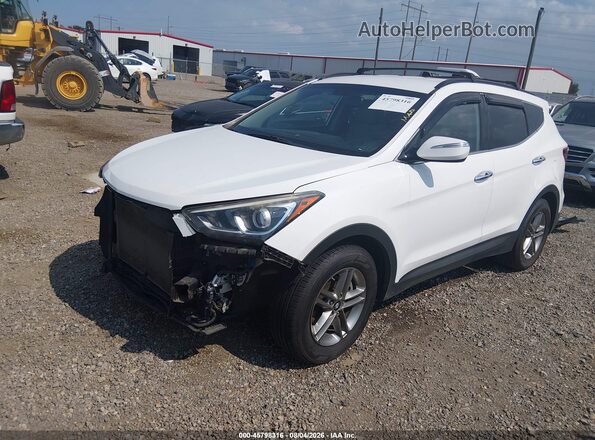 5NMZU3LB9HH035478 2017 HYUNDAI SANTA FE SPORT White Vista tres cuartos delantera izquierda