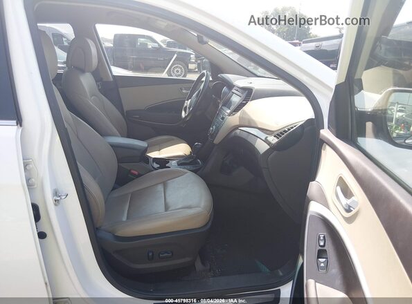 5NMZU3LB9HH035478 2017 HYUNDAI SANTA FE SPORT White Vista interior delantera