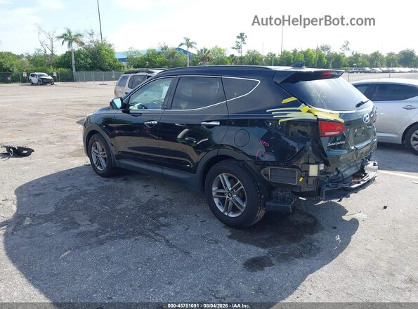 5NMZU3LBXHH002702 2017 HYUNDAI SANTA FE SPORT Черный Задняя левая четверть