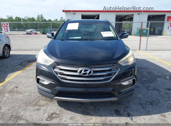 5NMZU3LBXHH002702 2017 HYUNDAI SANTA FE SPORT Черный Вид щитка приборов