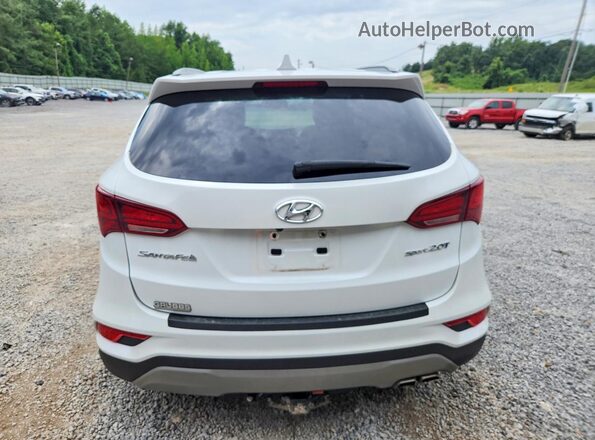 5NMZU4LA7JH072886 2018 HYUNDAI SANTA White Widok z tyłu