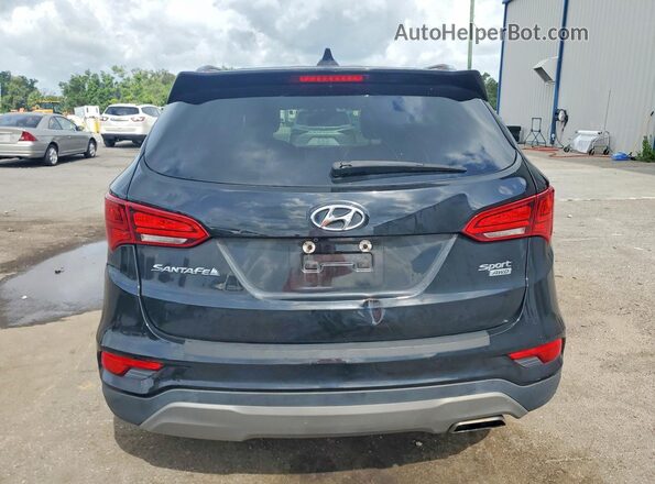 5NMZUDLB0HH011074 2017 HYUNDAI SANTA Черный Вид сзади