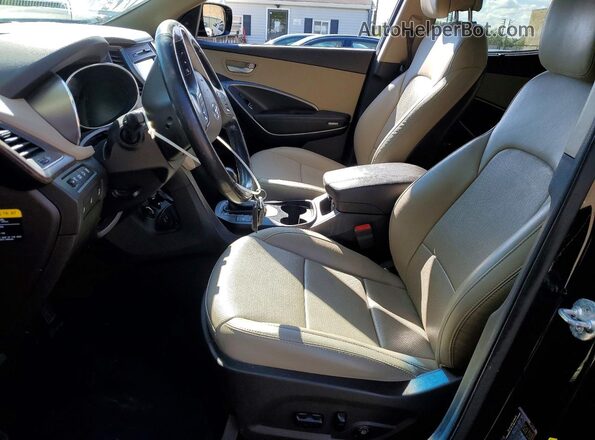 5NMZUDLB0JH066310 2018 HYUNDAI SANTA Black Vista interior delantera