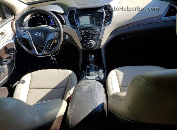 5NMZUDLB0JH066310 2018 HYUNDAI SANTA Black Vista del salpicadero