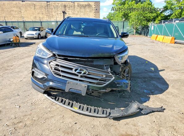 5NMZUDLB0JH066310 2018 HYUNDAI SANTA Black Vista frontal