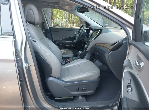 5NMZUDLB0JH100004 2018 HYUNDAI SANTA FE SPORT Gray წინა სალონის ხედი