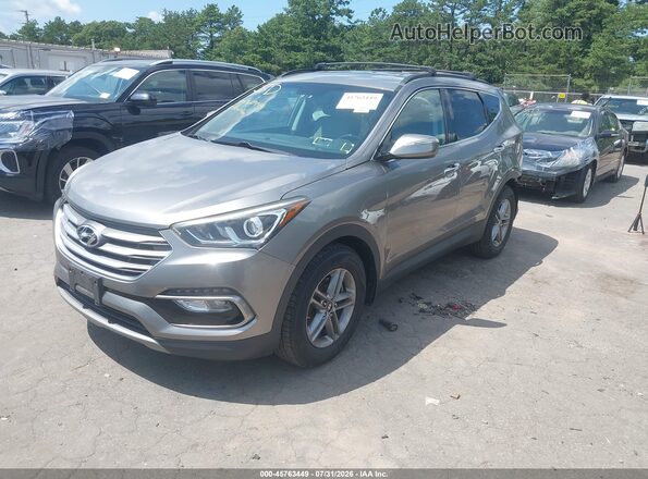 5NMZUDLB1HH009009 2017 HYUNDAI SANTA FE SPORT Gray Առջևի ձախ երեք քառորդ տեսարան