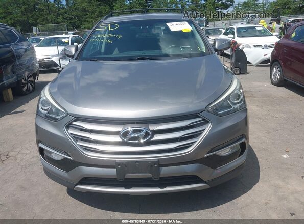 5NMZUDLB1HH009009 2017 HYUNDAI SANTA FE SPORT Gray Սալոնի հետևի տեսք