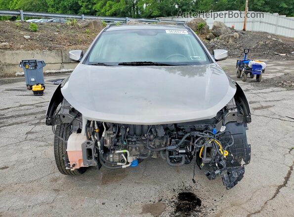 5NMZUDLB1HH036100 2017 HYUNDAI SANTA Gray Front view