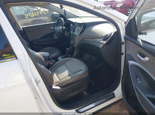 5NMZUDLB1JH055753 2018 HYUNDAI SANTA FE SPORT White Widok wnętrza z przodu