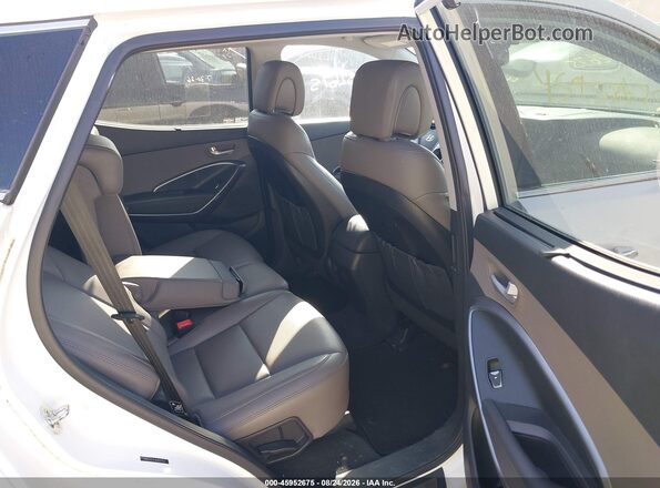 5NMZUDLB1JH055753 2018 HYUNDAI SANTA FE SPORT White Widok naklejki z numerem VIN