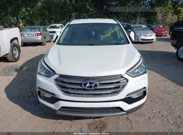 5NMZUDLB1JH055753 2018 HYUNDAI SANTA FE SPORT White Widok zestawu wskaźników