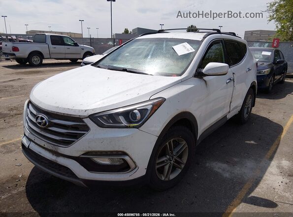 5NMZUDLB2HH038406 2017 HYUNDAI SANTA FE SPORT Белый Передняя левая четверть