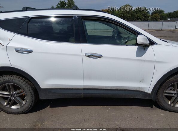 5NMZUDLB2HH038406 2017 HYUNDAI SANTA FE SPORT Белый Вид задней части салона