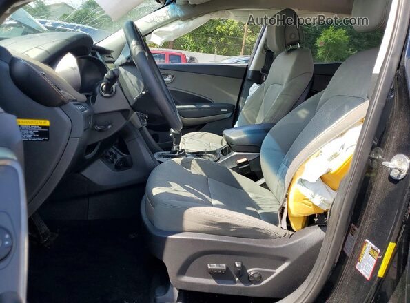 5NMZUDLB2HH047932 2017 HYUNDAI SANTA Black Սալոնի դիմացի տեսք