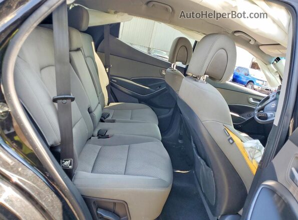 5NMZUDLB2HH047932 2017 HYUNDAI SANTA Black Հետևի նստատեղերի տեսք