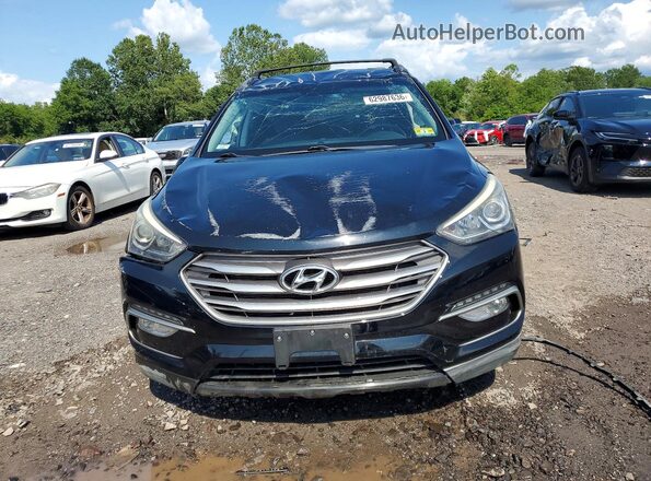 5NMZUDLB2HH047932 2017 HYUNDAI SANTA Black Դիմացի տեսք