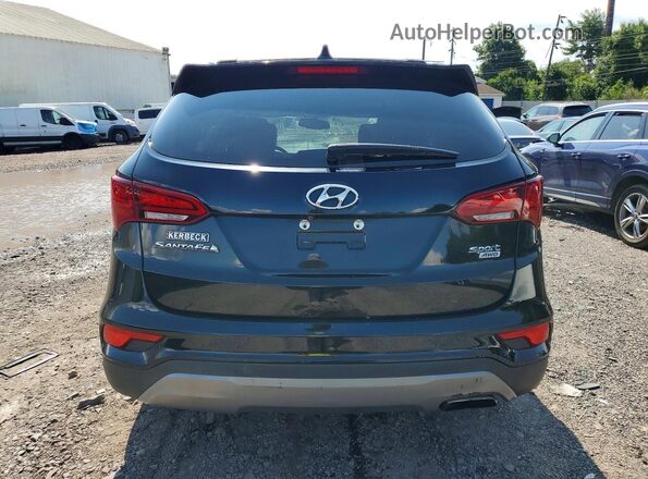 5NMZUDLB2HH047932 2017 HYUNDAI SANTA Black Հետևի տեսք
