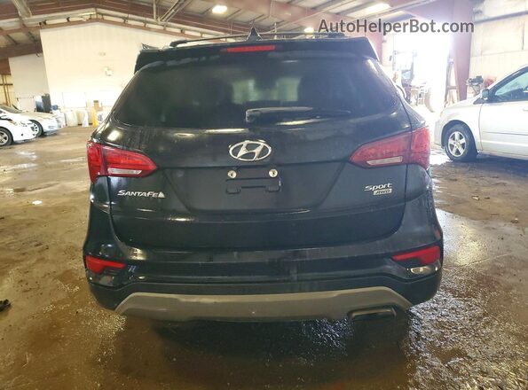 5NMZUDLB2JH087904 2018 HYUNDAI SANTA Black Vista trasera