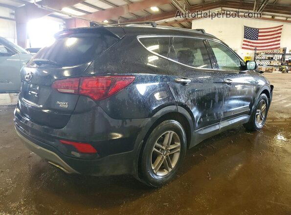 5NMZUDLB2JH087904 2018 HYUNDAI SANTA Black Trasero derecho