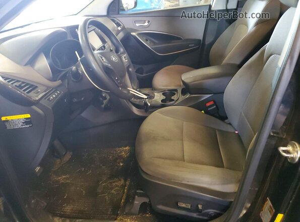 5NMZUDLB2JH087904 2018 HYUNDAI SANTA Black Vista interior delantera