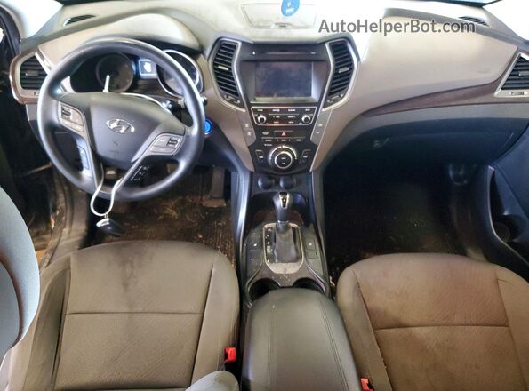 5NMZUDLB2JH087904 2018 HYUNDAI SANTA Black Vista del salpicadero