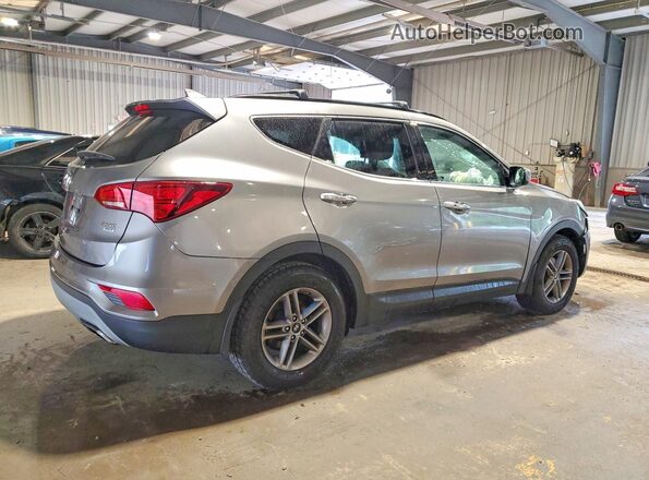 5NMZUDLB2JH098904 2018 HYUNDAI SANTA Gray Tył prawy