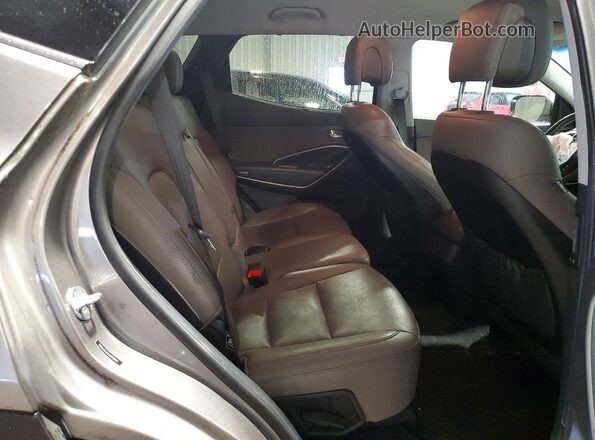5NMZUDLB2JH098904 2018 HYUNDAI SANTA Gray Widok wnętrza z tyłu