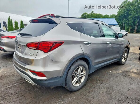 5NMZUDLB2JH103101 2018 HYUNDAI SANTA Beige Trasero derecho
