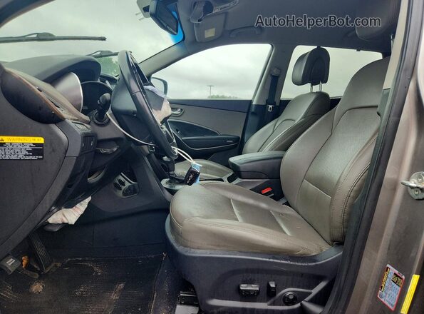 5NMZUDLB2JH103101 2018 HYUNDAI SANTA Beige Vista interior delantera