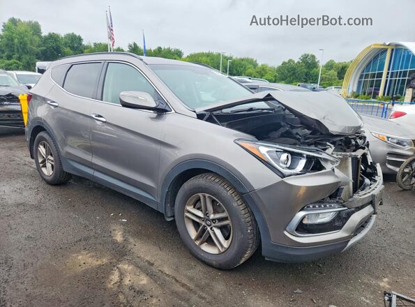 5NMZUDLB2JH103101 2018 HYUNDAI SANTA Beige Delantero derecho