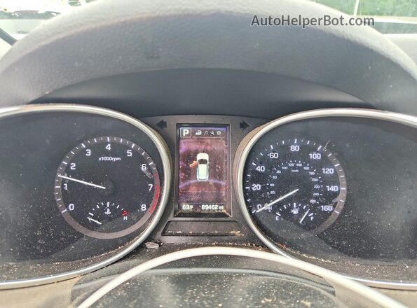 5NMZUDLB2JH103101 2018 HYUNDAI SANTA Beige Vista del cuadro de instrumentos