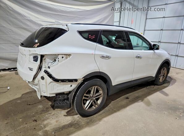 5NMZUDLB3JH082033 2018 HYUNDAI SANTA Белый Задняя правая четверть