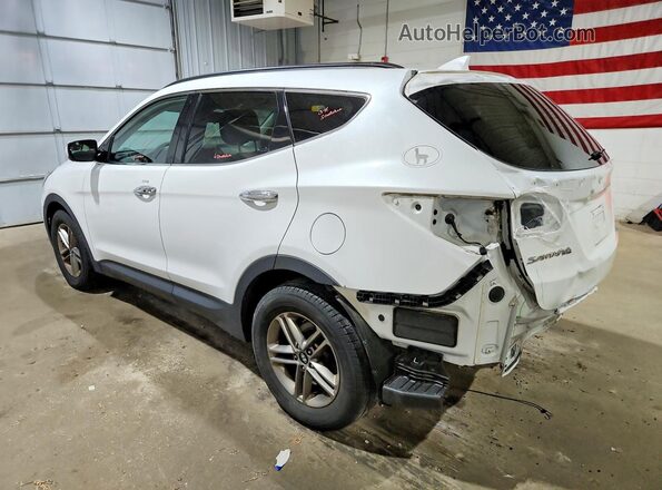 5NMZUDLB3JH082033 2018 HYUNDAI SANTA Белый Задняя левая четверть