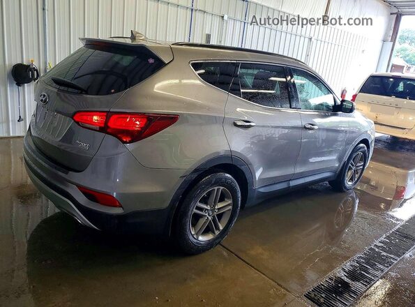 5NMZUDLB3JH085479 2018 HYUNDAI SANTA Gray Հետևի աջ