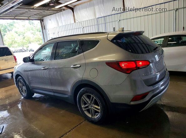 5NMZUDLB3JH085479 2018 HYUNDAI SANTA Gray Հետևի ձախ