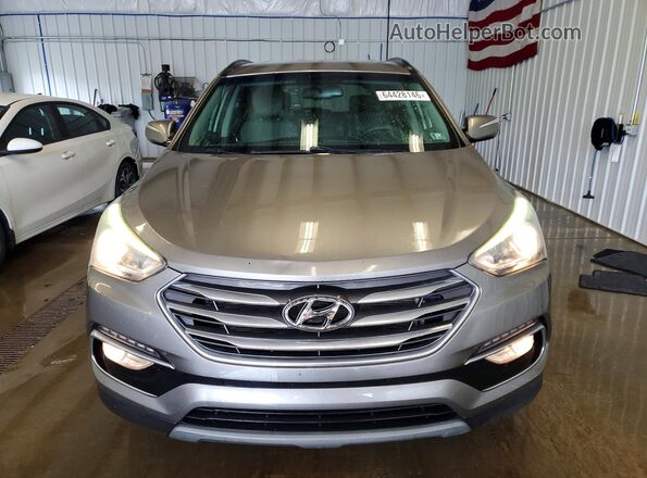 5NMZUDLB3JH085479 2018 HYUNDAI SANTA Gray Դիմացի տեսք